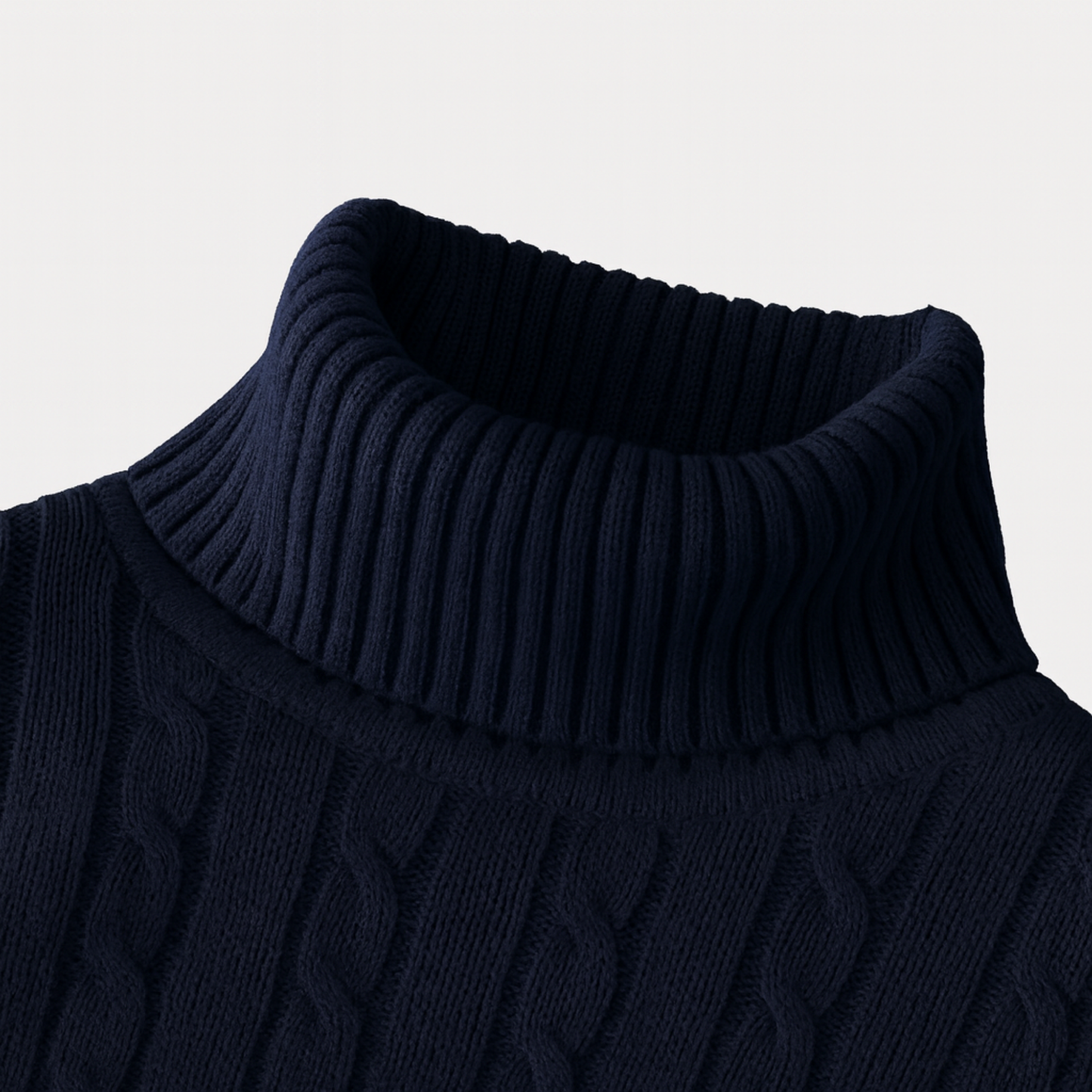 Knitted Turtleneck Sweater