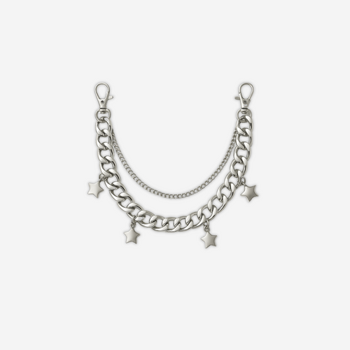 Silver Stars Charm